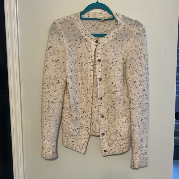 Loft Flecked Sweater Cardigan - Picture 1 of 9